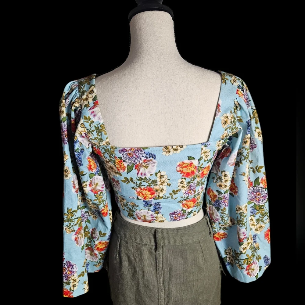 Marissa Webb Perry Print Top - Picture 8 of 11
